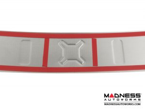 Jeep Renegade Rear Bumper Sill Cover - Black Chrome Stainless Steel (2015-2024)